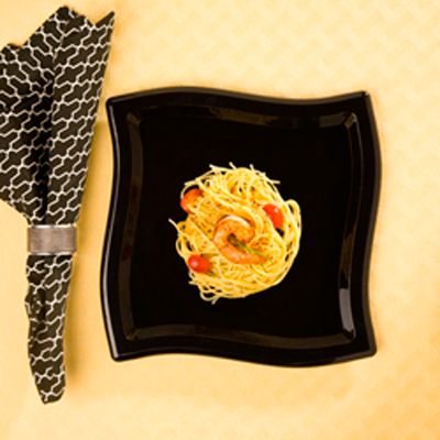 EMI Yoshi&reg; Black Plastic 10" Waves Plate