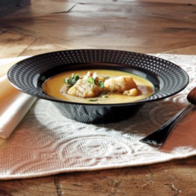 EMI Yoshi&reg; White Plastic Majestic 12 Oz. Bowl