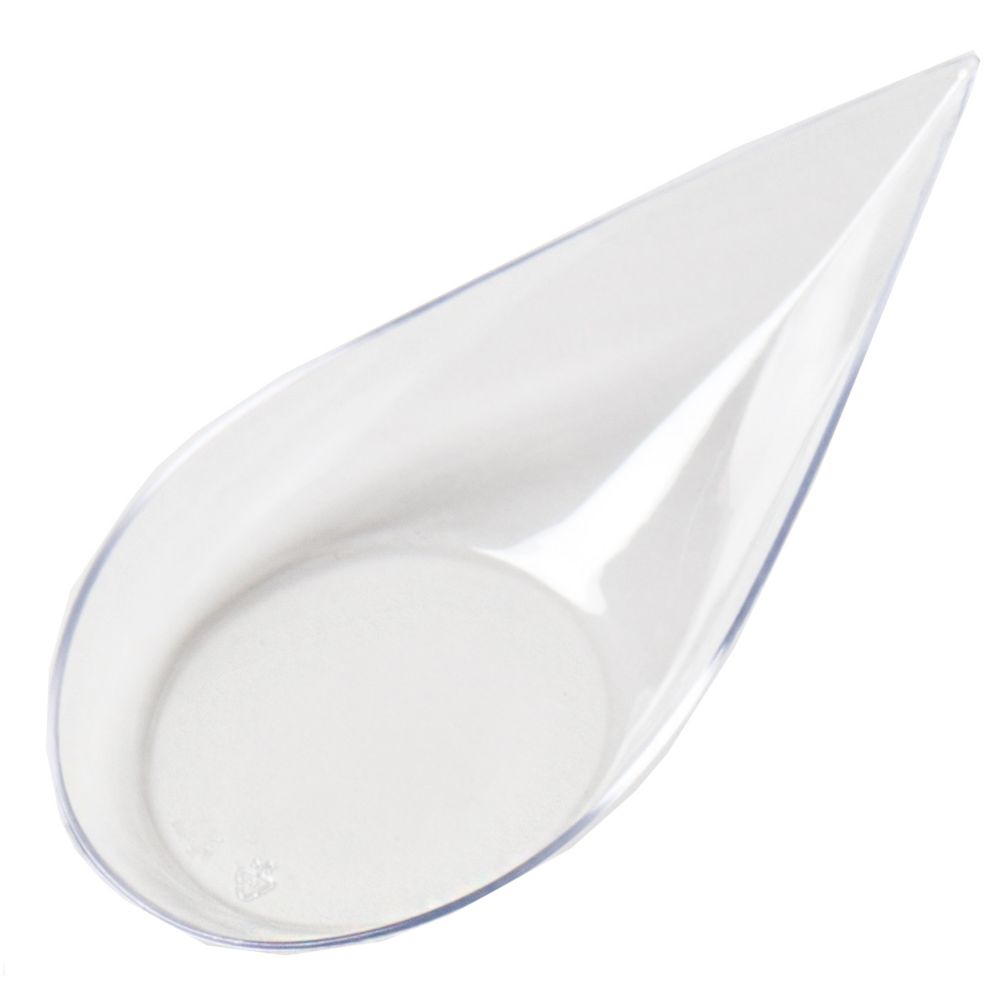 EMI Yoshi&reg; Small Wonders Clear Plastic Mini Tear Drop Dish