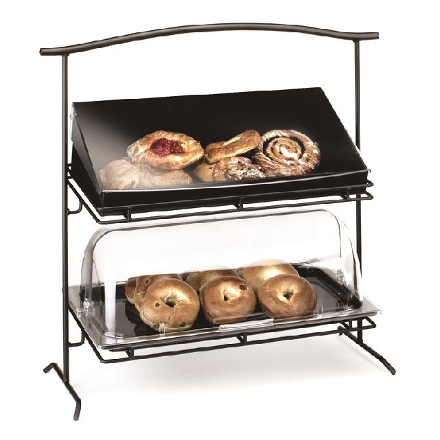 Cal-Mil 26-1/4" x 12-1/2" x 27" Two Tier Iron Stand