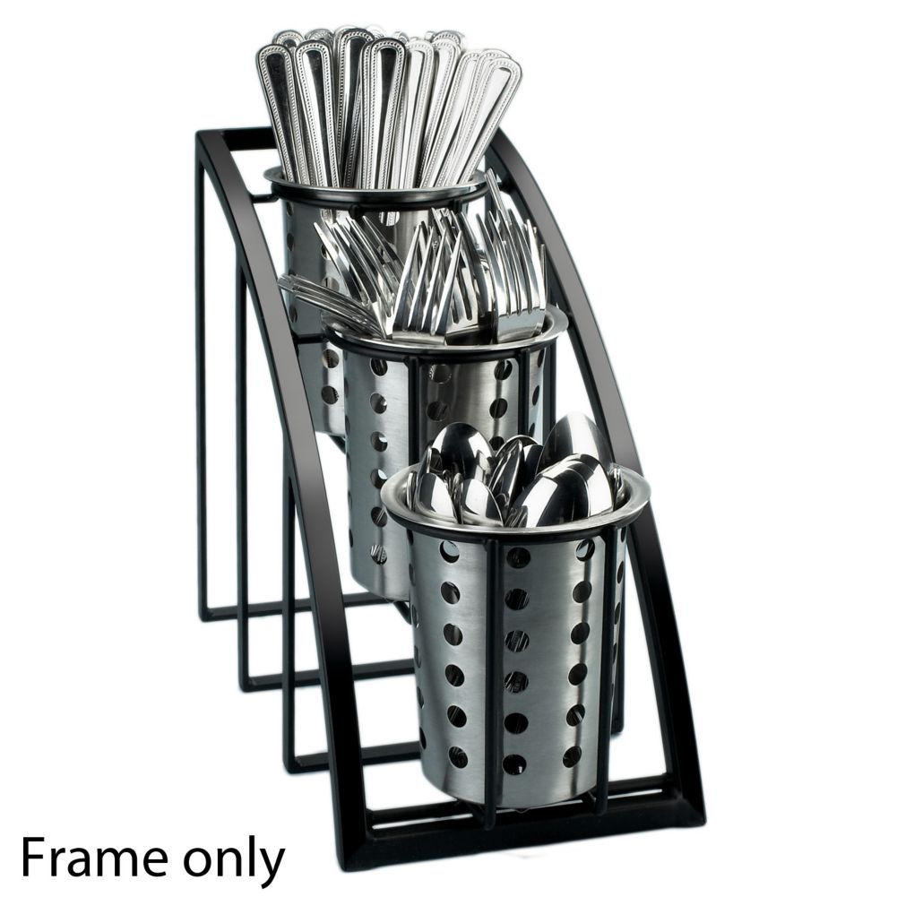 Cal-Mil Mission Black Vertical Cylinder Display