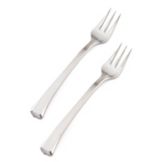 EMI Yoshi&reg; Glimmerware Silver 4" Plastic Tasting Fork