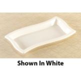 EMI Yoshi&reg; Black Plastic 6" x 12" Waves Tray