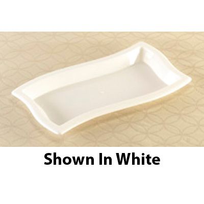 EMI Yoshi&reg; Clear Plastic 6" x 12" Waves Tray