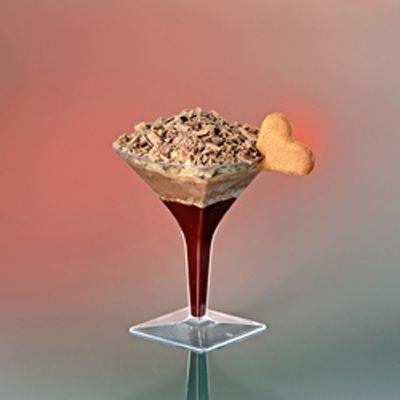 EMI Yoshi&reg; Squares Clear Plastic 2 Oz Mini Martini Glass