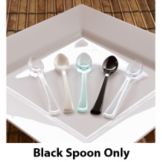 EMI Yoshi&reg; 4" Black Small Wonders Spoon