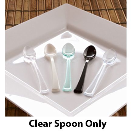EMI Yoshi&reg; 4" Clear Small Wonders Spoon