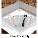EMI Yoshi&reg; 4" Clear Small Wonders Fork
