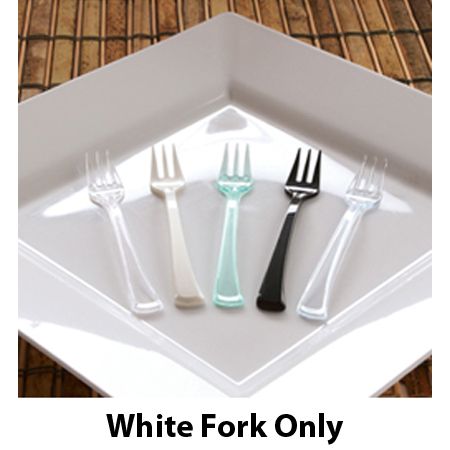 EMI Yoshi&reg; 4" White Small Wonders Fork