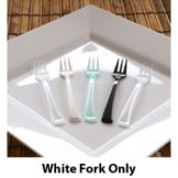 EMI Yoshi&reg; 4" White Small Wonders Fork