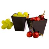 EMI Yoshi&reg; Small Wonders Black Plastic 6.8 Oz. Cube Dish