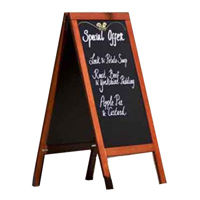 American Metalcraft Securit&reg; Mahogany Sandwich Board Sign