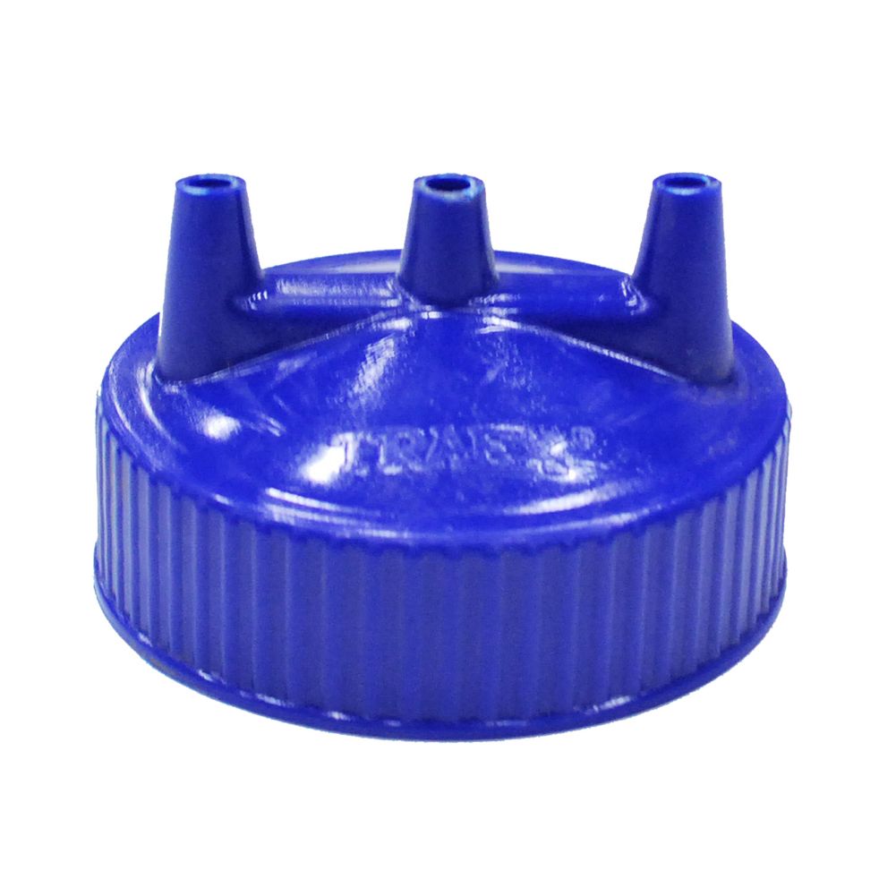 Traex Tri Tip&trade; Wide Mouth Bottle Opening Blue Replacement Cap