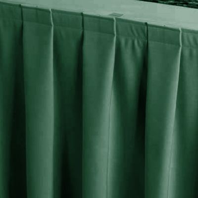 Marko&reg; DuraLast&trade; Forest Green 8' Tableskirt