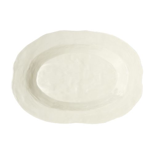 G.E.T. New Yorker&trade; Ivory 21" x 15" Oval Platter