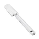 Tablecraft 9-1/2" Mini White Rubber Spatula