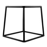 Elite Global Blk Rubber Coated 7" x 6" x 7" Pedestal