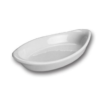 Hall China Bright White 6 Oz. Oval Rarebit