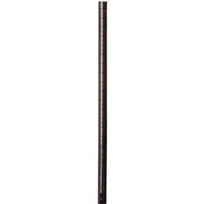 Focus Foodservice 63" Stationary Black Epoxy Coated Post