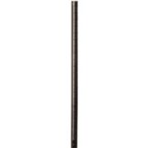 Focus Foodservice 63" Stationary Black Epoxy Coated Post