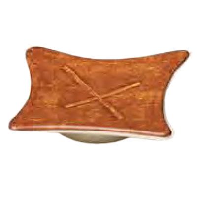 Elite Global Artist Series X Marks The Spot Square Pedestal Plate