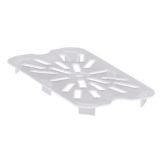 Cambro Clear 1/4 Size Food Pan Drain Shelf