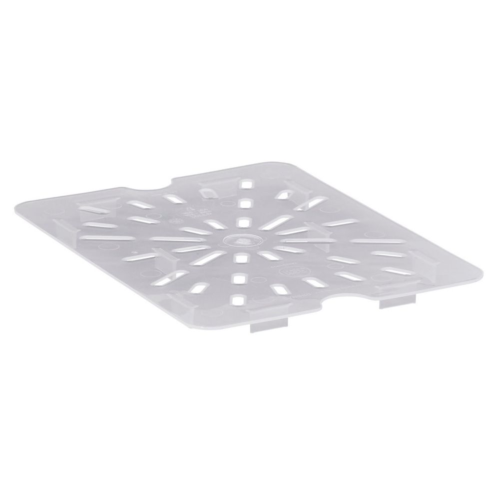 Cambro Clear 1/2 Size Food Pan Drain Shelf