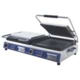 Globe Food Equip. Grooved Plate 14" Deluxe Double Sandwich Grill