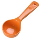 Carlisle&reg; Measure Miser&reg; 2.5 Oz. Orange Portion Control Spoon