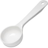 Carlisle&reg; Measure Miser&reg; 3 Oz. White Portion Control Spoon