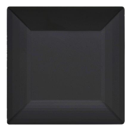 G.E.T. Enterprises Sicilian Black 10" Square Plate