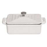 Paderno World Cuisine White 12 Oz. Mini Dutch Oven