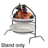 Culinaire&trade; Round Black Two Tier Riser