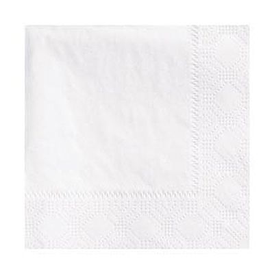 Hoffmaster White Beverage Napkin