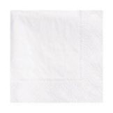 Hoffmaster White Beverage Napkin