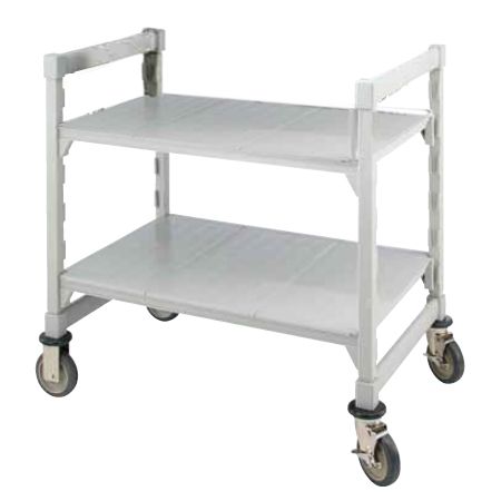 Cambro 36" x 24" Speckled Gray Camduction Cart for Charger