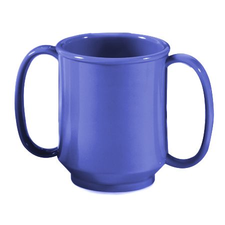 G.E.T. Enterprises Two Handle Peacock Blue 8 Oz. Adult Sippy Mug