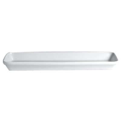 Steelite White 19-1/2" x 8" x 1-3/4" Catering Platter
