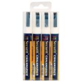 American Metalcraft White Small Tip Rain Proof Chalk Markers