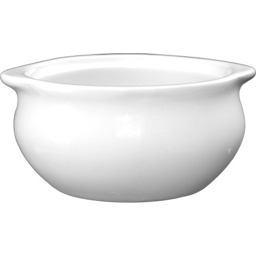 International Tableware European White Ceramic 12 Oz Onion Soup Crock