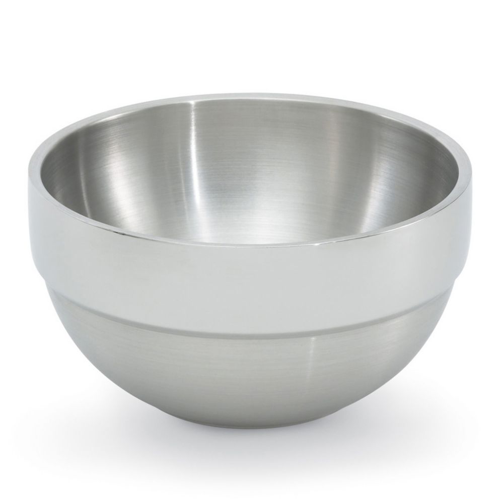 Vollrath&reg; 3.4 Qt. Satin Finish Double Wall Bowl