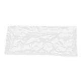 EMI Yoshi&reg; Contemplate White Plastic 8.5" x 13.5" Tray