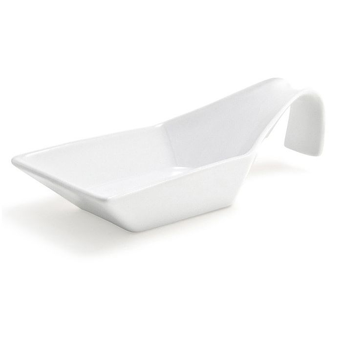 Front Of The House&reg; Kyoto&trade; White Porcelain 5 Oz. Large Spoon
