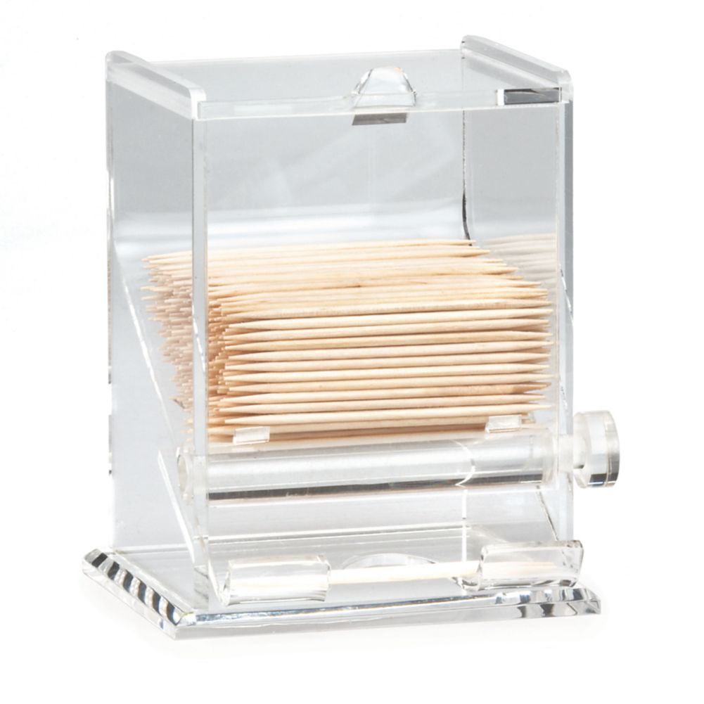 Tablecraft Acrylic 4"H Toothpick Dispenser