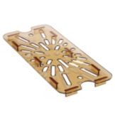 Cambro High Heat Amber 1/9 size Tray Drain