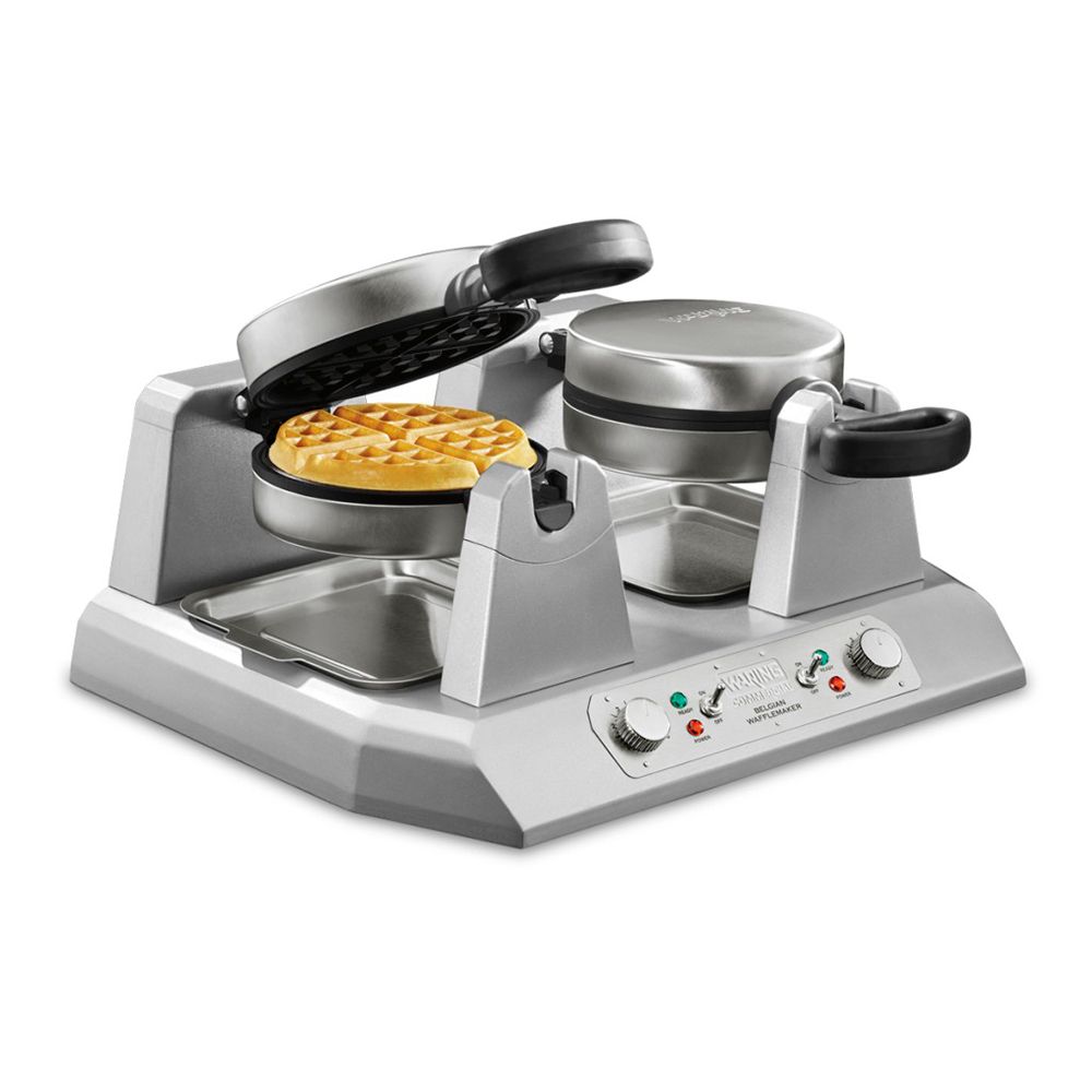 Waring&reg; 208 V Double Side-By-Side Belgian Waffle Maker