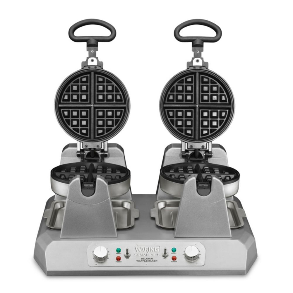 Waring&reg; 208 V Double Side-By-Side Belgian Waffle Maker