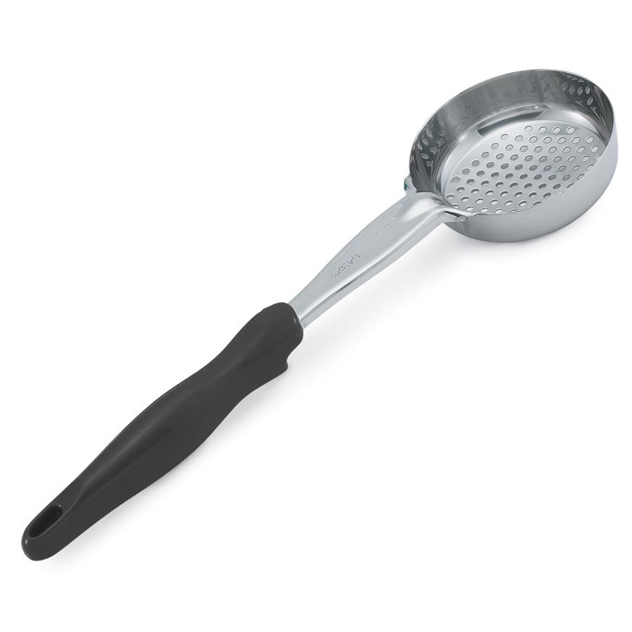 Vollrath Jacob's Pride 6 Oz. Black Perforated Spoodle&reg; Utensil
