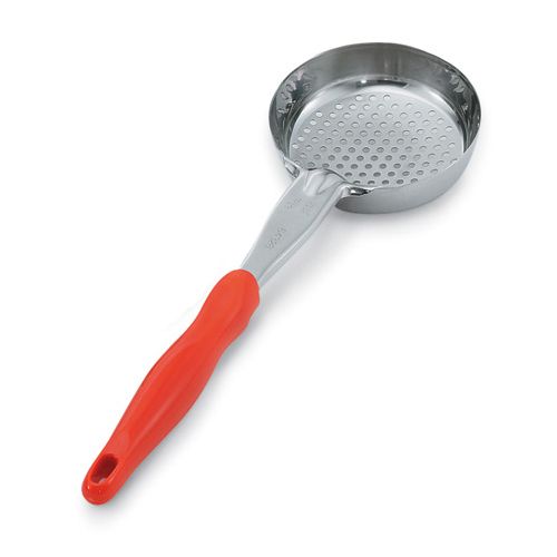 Vollrath Jacob's Pride 8 Oz. Orange Perforated Spoodle&reg; Utensil
