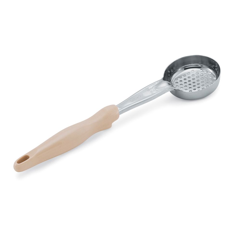 Vollrath Jacob's Pride 3 Oz. Ivory Perforated Spoodle&reg; Utensil